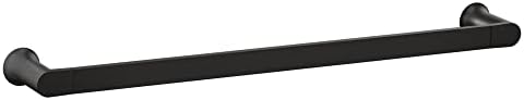 Matte Black Genta LX 24-Inch Towel Bar