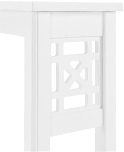 Space-Saving White Storage Shelf Over Toilet