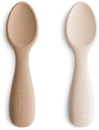 Mushie Silicone Toddler Spoons 2Pack
