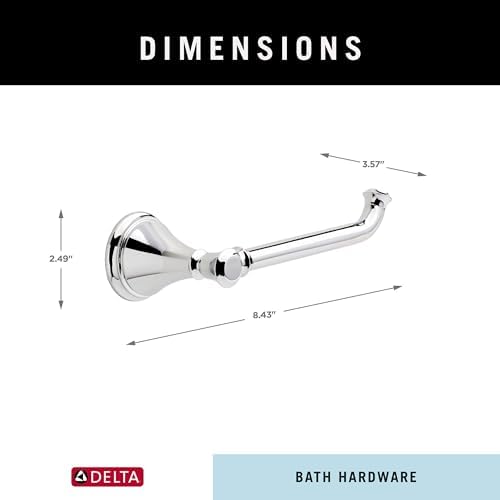Delta Faucet 79750 Cassidy Toilet Paper Holder Chrome Finish