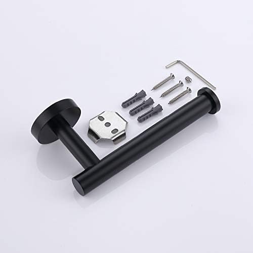 Stainless Steel Matte Black Toilet Paper Holder
