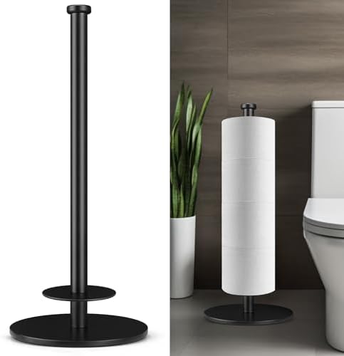 HHAOLUDUO Toilet Paper Holder Stand