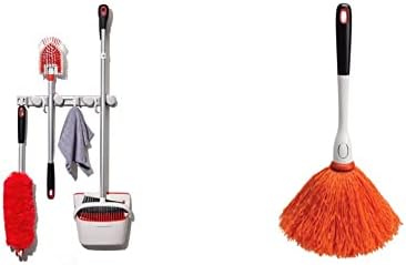 OXO Good Grips Wall-Mounted Mop Duster Organizer