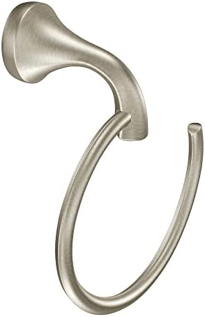 Moen Eva Brushed Nickel Hanging Towel Ring Holder