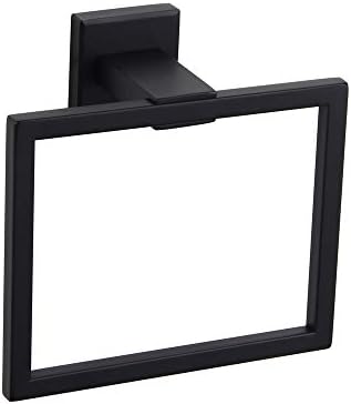 Modern Black Stainless Steel Towel Holder