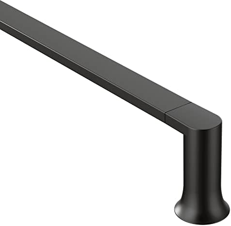 Matte Black Genta LX 24-Inch Towel Bar