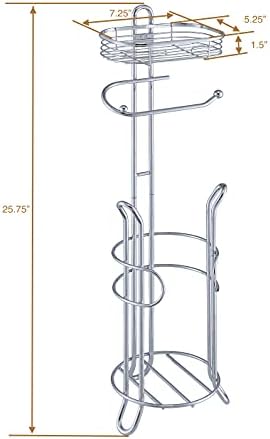 Chic and Compact toilet tissue holder for the bathroom