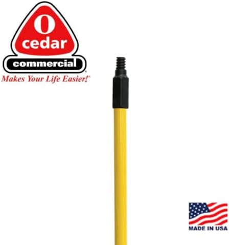 O-Cedar Commercial Durable Quick Change Mop Stick Fiberglass Handle Yellow