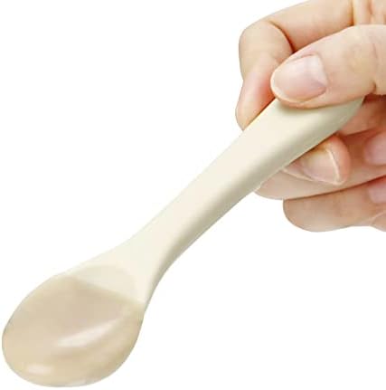 PandaEar Silicone Baby Utensils 6 Pack Self-Feeding Set