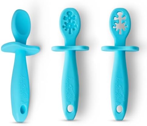 Growing Love Self-Feeding Pre-Spoons for 6 Months SiliconePediatric nurse designed