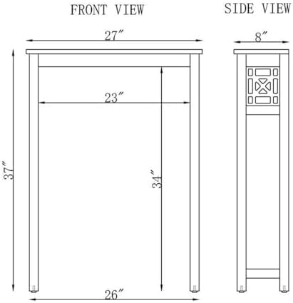 Space-Saving White Storage Shelf Over Toilet