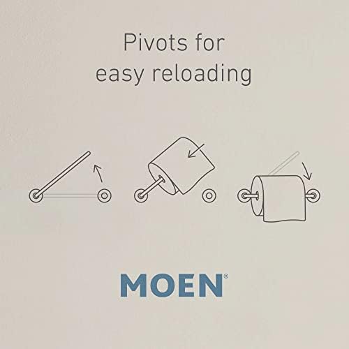 Moen Genta LX Matte Black Toilet Paper Holder