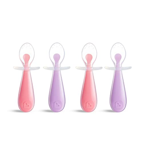 Munchkin Silicone Training Spoons with Choke Guard