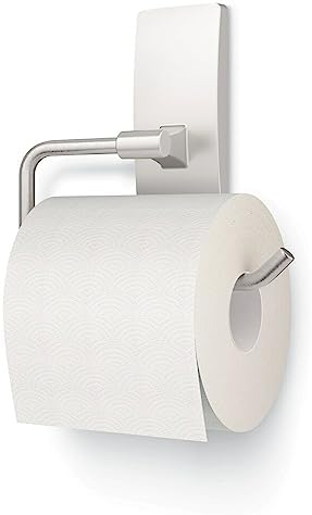 Command Toilet Paper Holder Satin Nickel Rust Water-Resistant