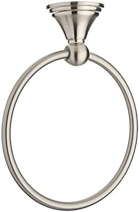 Round AB-BR807-SN Towel Ring - Durable Metal for Bathroom Use