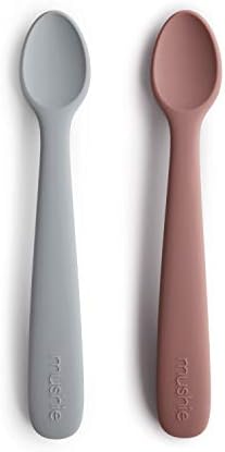 Vivid Silicone Baby Feeding Spoons 2-Piece Set