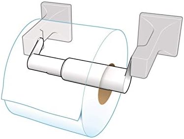 Ultra-Strong Toilet Paper Holder Extension for Big Rolls