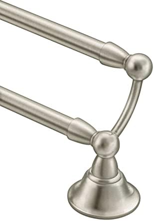 Moan Spot Resist 24-Inch Brushed Nickel Towel Bar US Made
