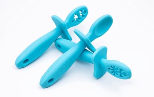 Growing Love Self-Feeding Pre-Spoons for 6 Months SiliconePediatric nurse designed