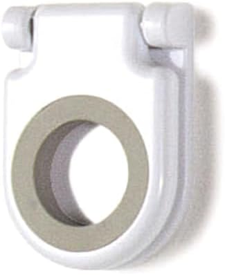 SpectrumDiversified Plastic Mop and Broom Holder White