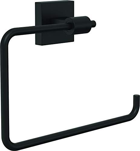 Stylish Mat Black towel ring Home Decor