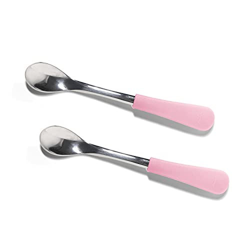 Avanchy Baby Feeding Set for 4-Months 2-Piece Pink