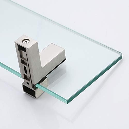 Safety-First Tempered Glass Bathroom Storage Solution