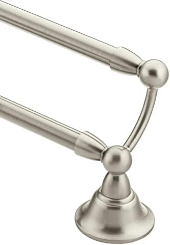 Moan Spot Resist 24-Inch Brushed Nickel Towel Bar US Made