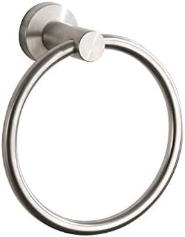 Stainless Steel Towel Ring Brushed Nickel Bathroom Towel Holder Durable Rust-Resistant