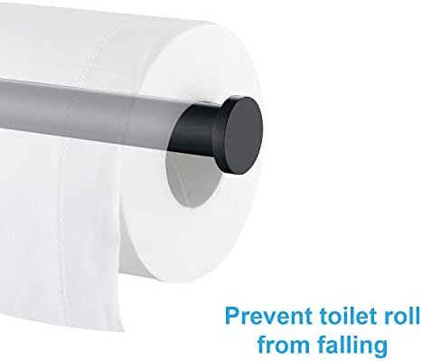 Stainless Steel Matte Black Toilet Paper Holder