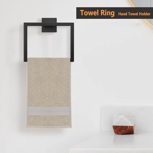 2-Piece Stainless Steel Towel Ring