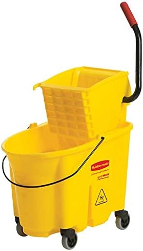 High-Quality Refurbished Rubbermaid Mop Bucket 35 qt Yellow