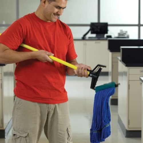 O-Cedar Commercial Durable Quick Change Mop Stick Fiberglass Handle Yellow