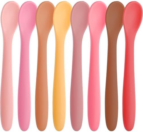 8-Piece Silicone Feeding Spoons HANSGO