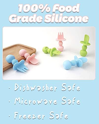 6-Piece Silicone Baby Spoons Set