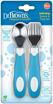Dr Browns Soft-Grip Nourishing Safe Baby Utensil Set