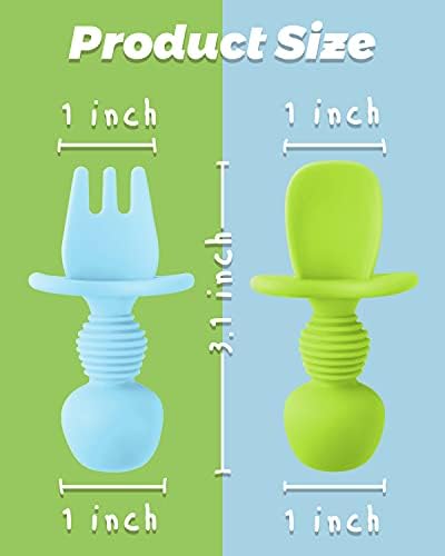 6-Piece Silicone Baby Spoons Set