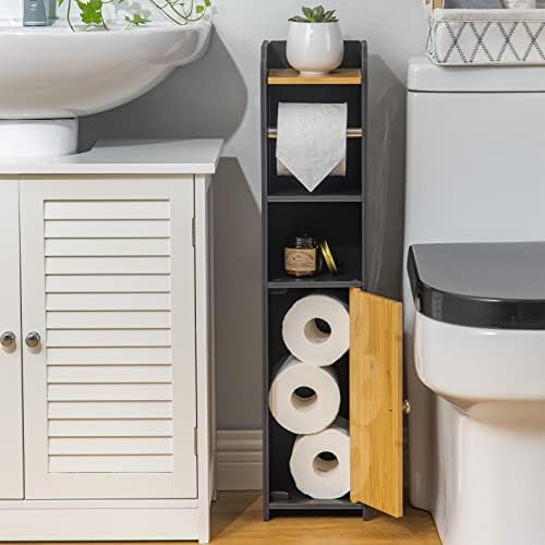 Small Bamboo Toilet Paper Holder