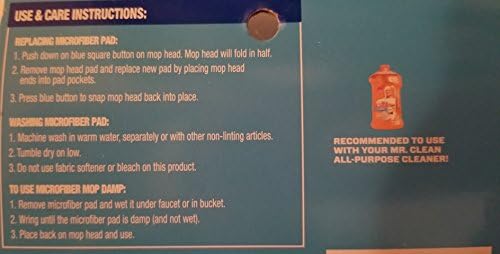 Mr Clean Microfiber Wet Dry Mop Refill
