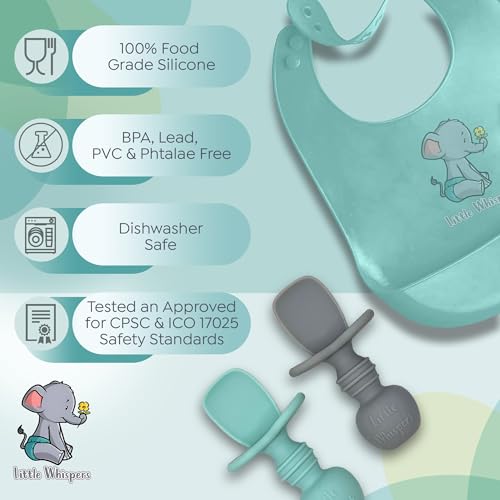 Affordable Kids Silicone Spoons That Self-Feed