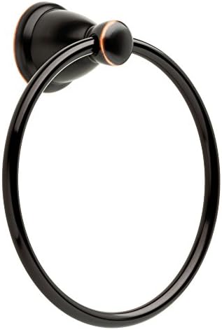 Compact Oil Rubbed Bronze Towel Holder for Bathroom or Kitchen