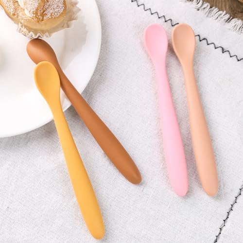 8-Piece Silicone Feeding Spoons HANSGO