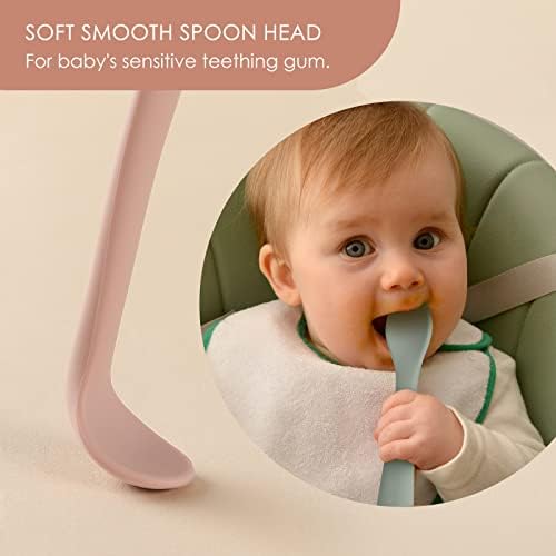 Perfect for Babies 6-Piece Silicone Feeding Spoons