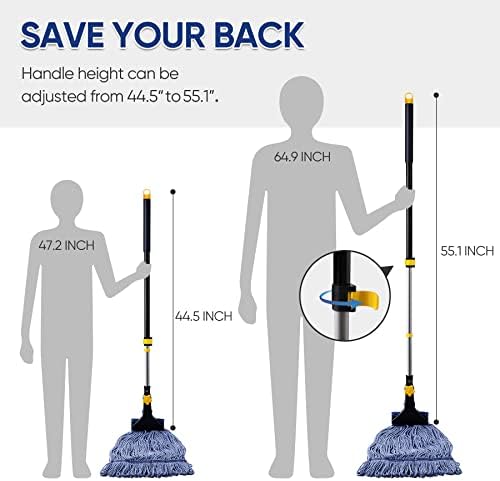 Versatile Durable String Mop for Commercial Residential Use