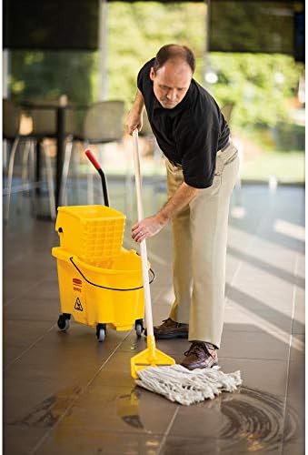 High-Quality Refurbished Rubbermaid Mop Bucket 35 qt Yellow