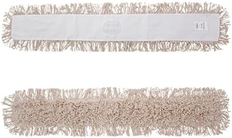 Durable 48-inch White Cotton Dust Mop