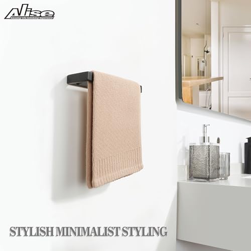 Alise Bath towel bar stainless steel elegant matte black