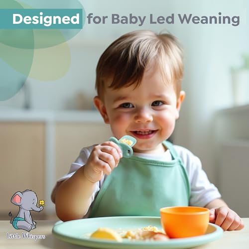 Affordable Kids Silicone Spoons That Self-Feed