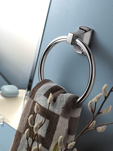 Moen P5500 Contemporary Towel Ring in Chrome Modern Design Safety
