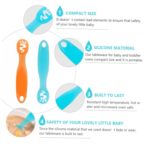 Safe Learning Spoons for Babies - Easy to Use